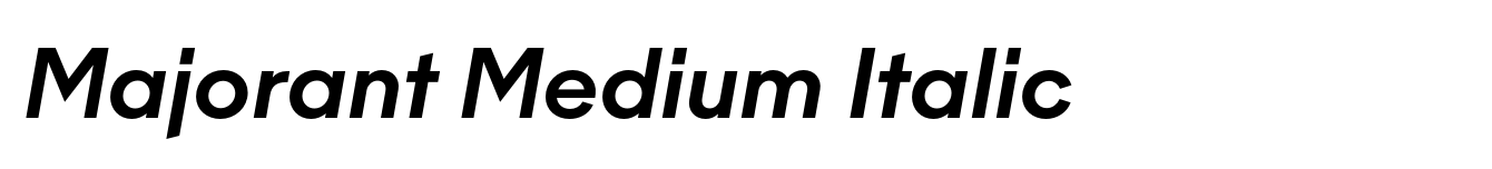 Majorant Medium Italic image